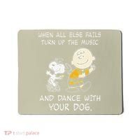 When All Else Fails Turn Up The Music & Dance With Your Dog Mousepad thumb 0
