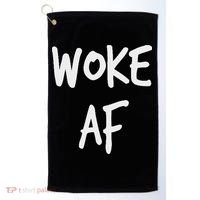 Woke Af Extremely Woke (stay Woke) Golf Towel thumb 0