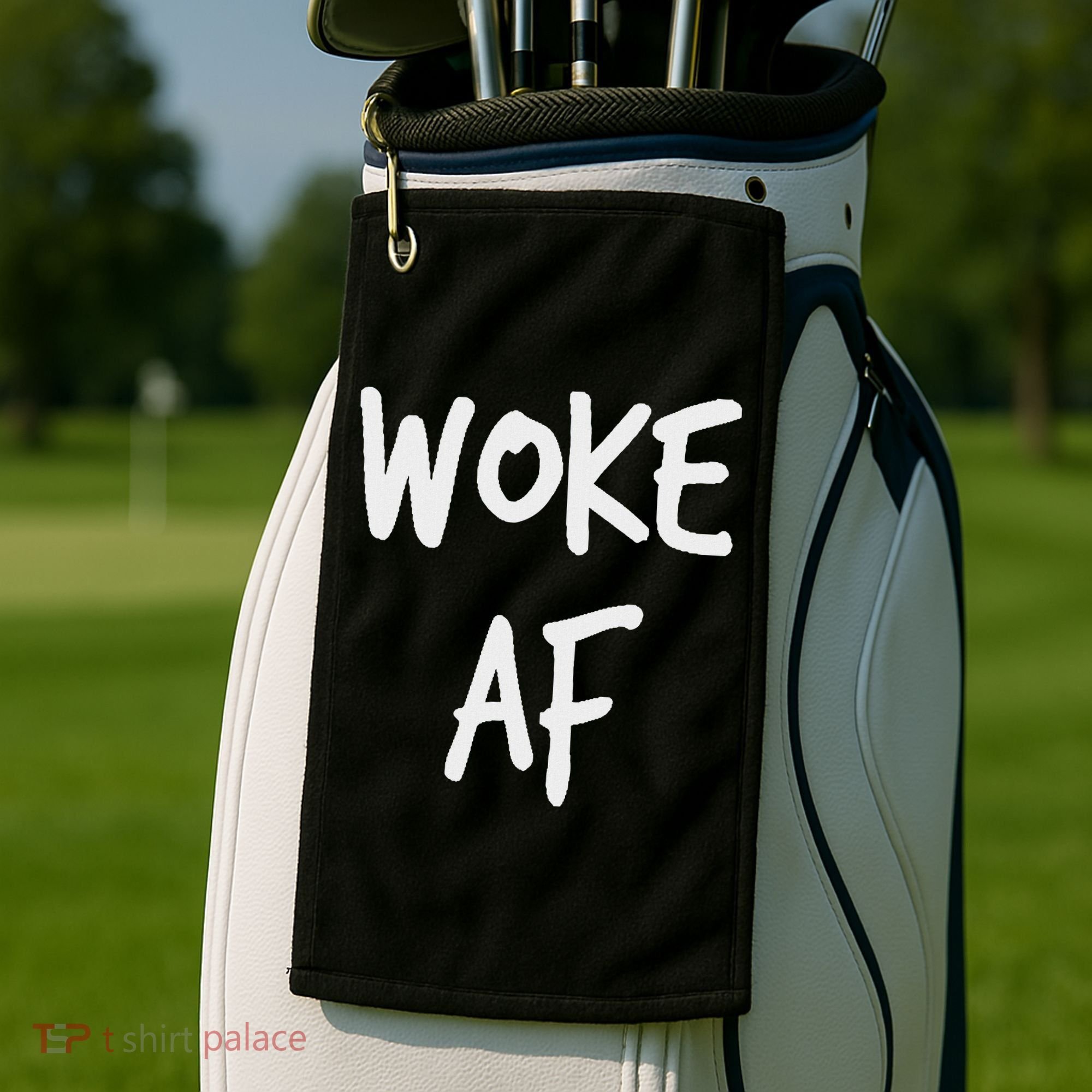 Woke Af Extremely Woke (stay Woke) Golf Towel
