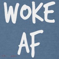 Woke Af Extremely Woke (stay Woke) Comfort Colors Garment-Dyed Hooded Sweatshirt thumb 2