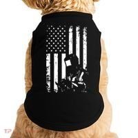 Welder American Flag Welding Gift Usa Distressed Helmet Doggie Tank thumb 0