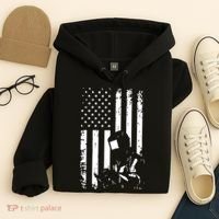Welder American Flag Welding Gift Usa Distressed Helmet Hoodie thumb 4