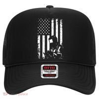 Welder American Flag Welding Gift Usa Distressed Helmet Hat thumb 0