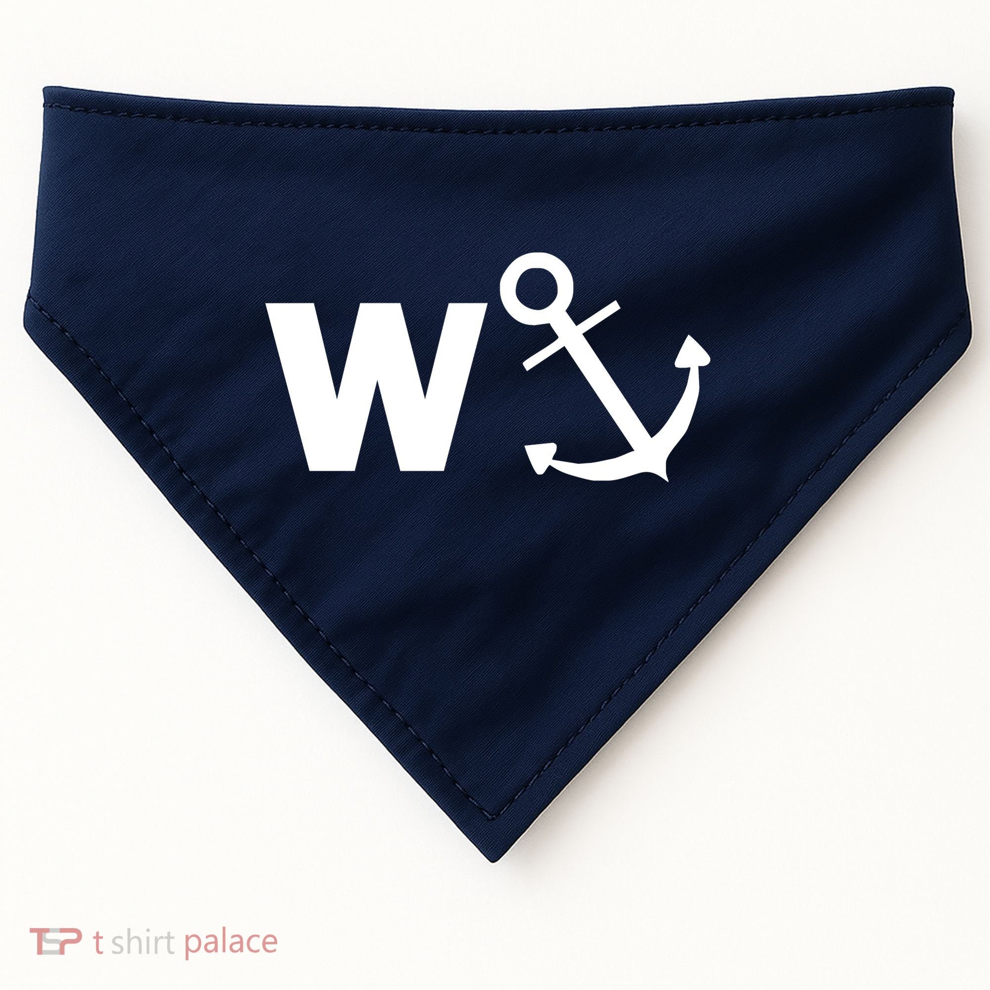 W Anchor Funny Pub Joke USA-Made Doggie Bandana