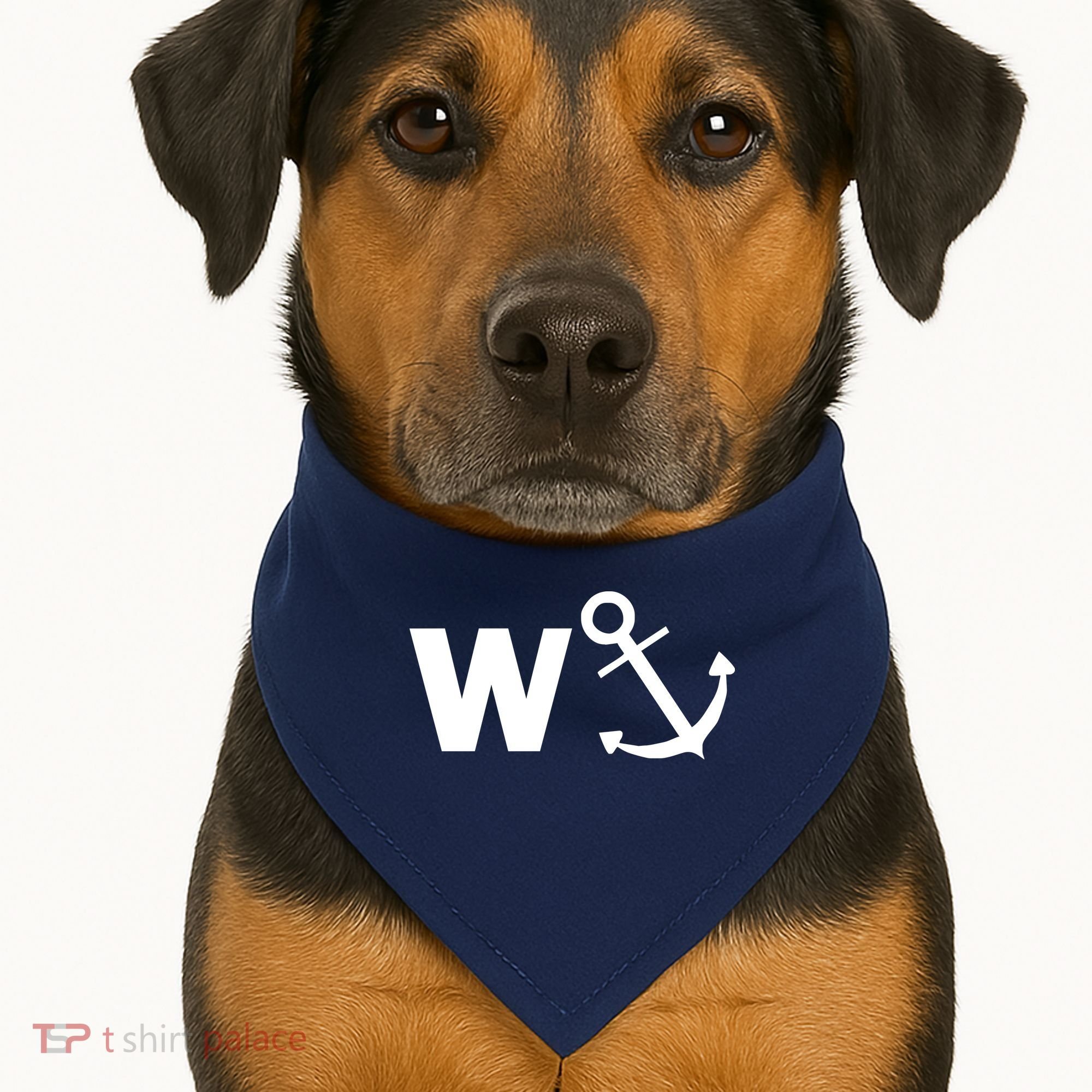 W Anchor Funny Pub Joke USA-Made Doggie Bandana