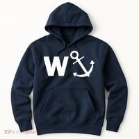 W Anchor Funny Pub Joke Hoodie thumb 0