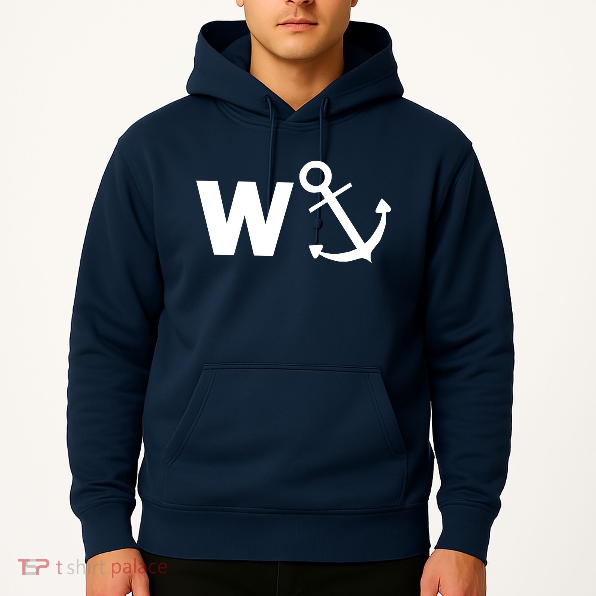W Anchor Funny Pub Joke Hoodie