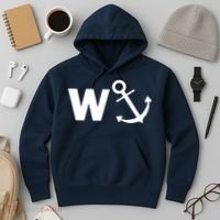 W Anchor Funny Pub Joke Hoodie thumb 3