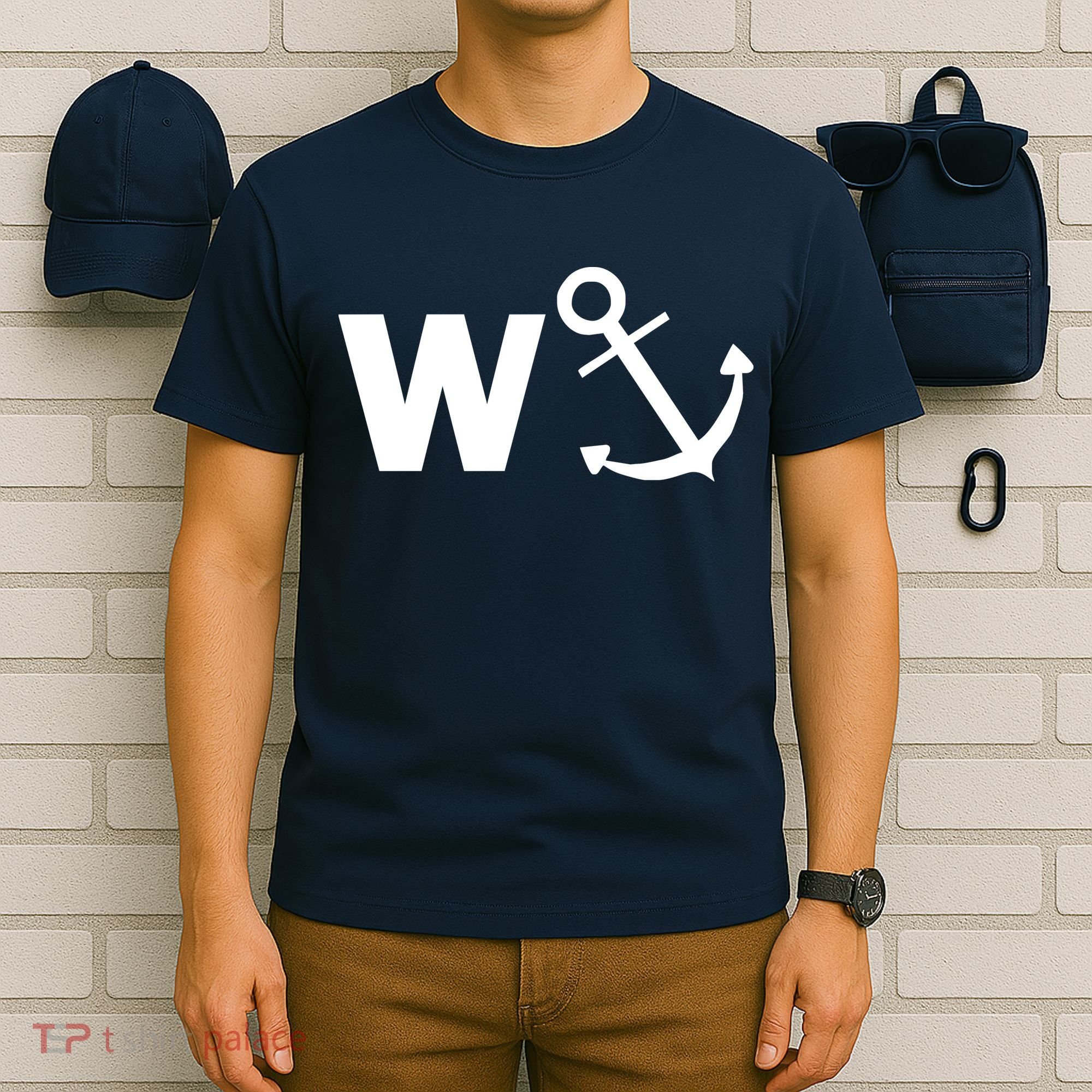 W Anchor Funny Pub Joke T-Shirt
