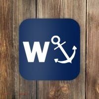 W Anchor Funny Pub Joke Coaster thumb 0