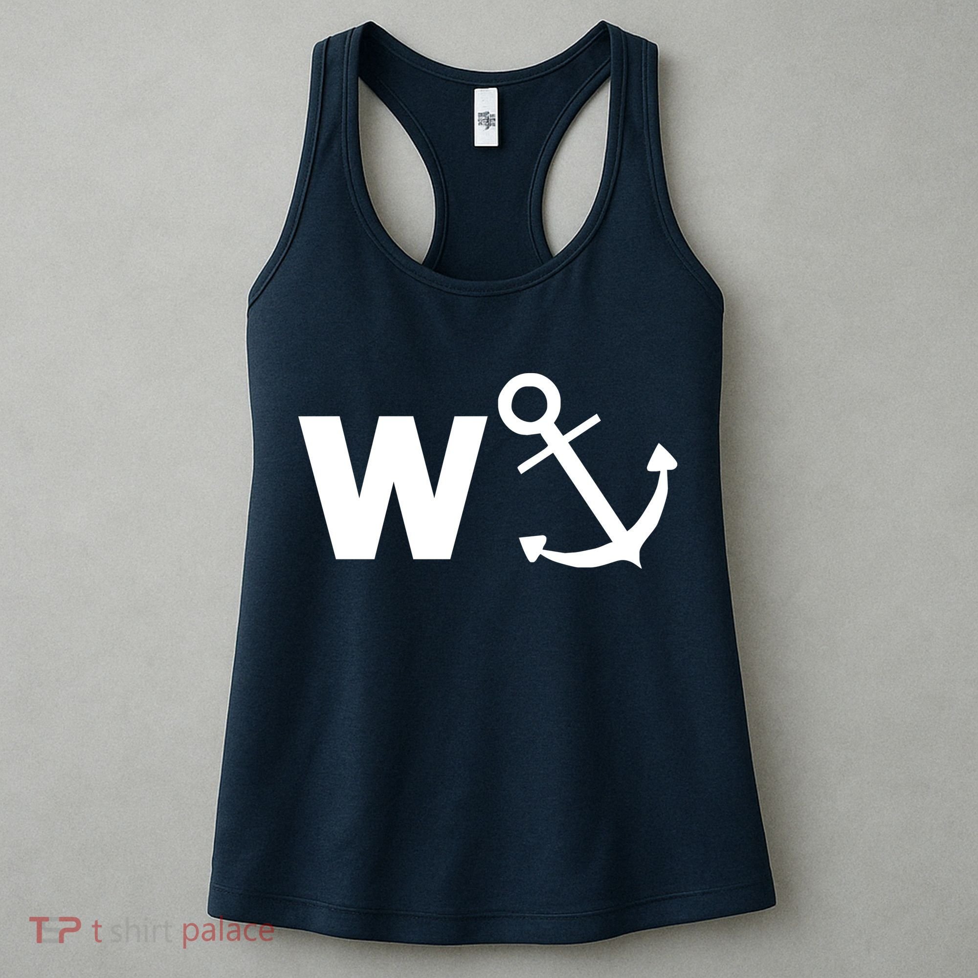 W Anchor Funny Pub Joke Women's Tank Top