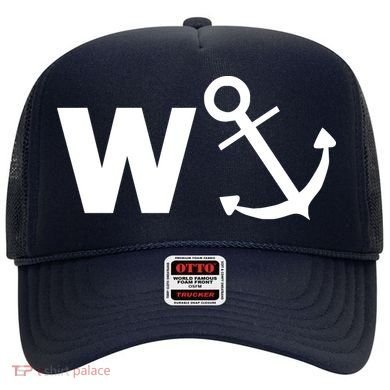W Anchor Funny Pub Joke Hat