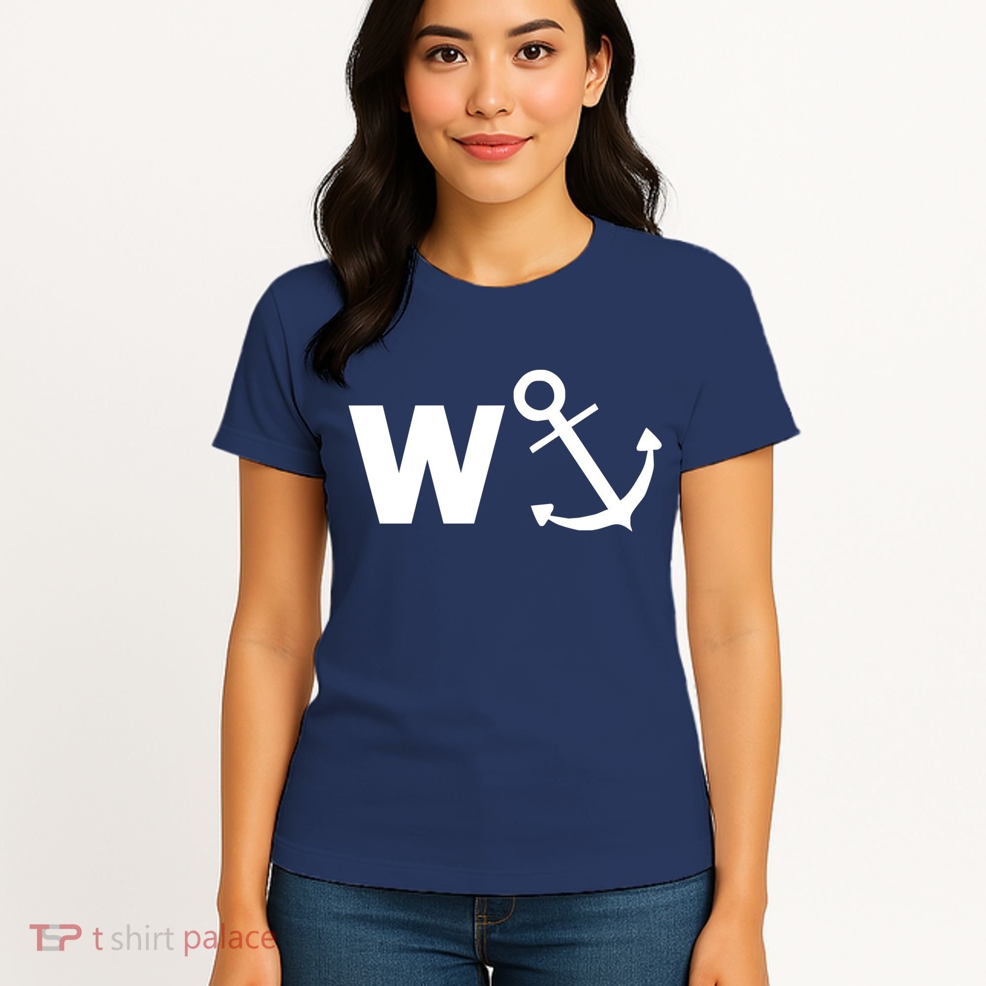 W Anchor Funny Pub Joke Women's T-Shirt