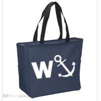 W Anchor Funny Pub Joke Tote Bag thumb 2
