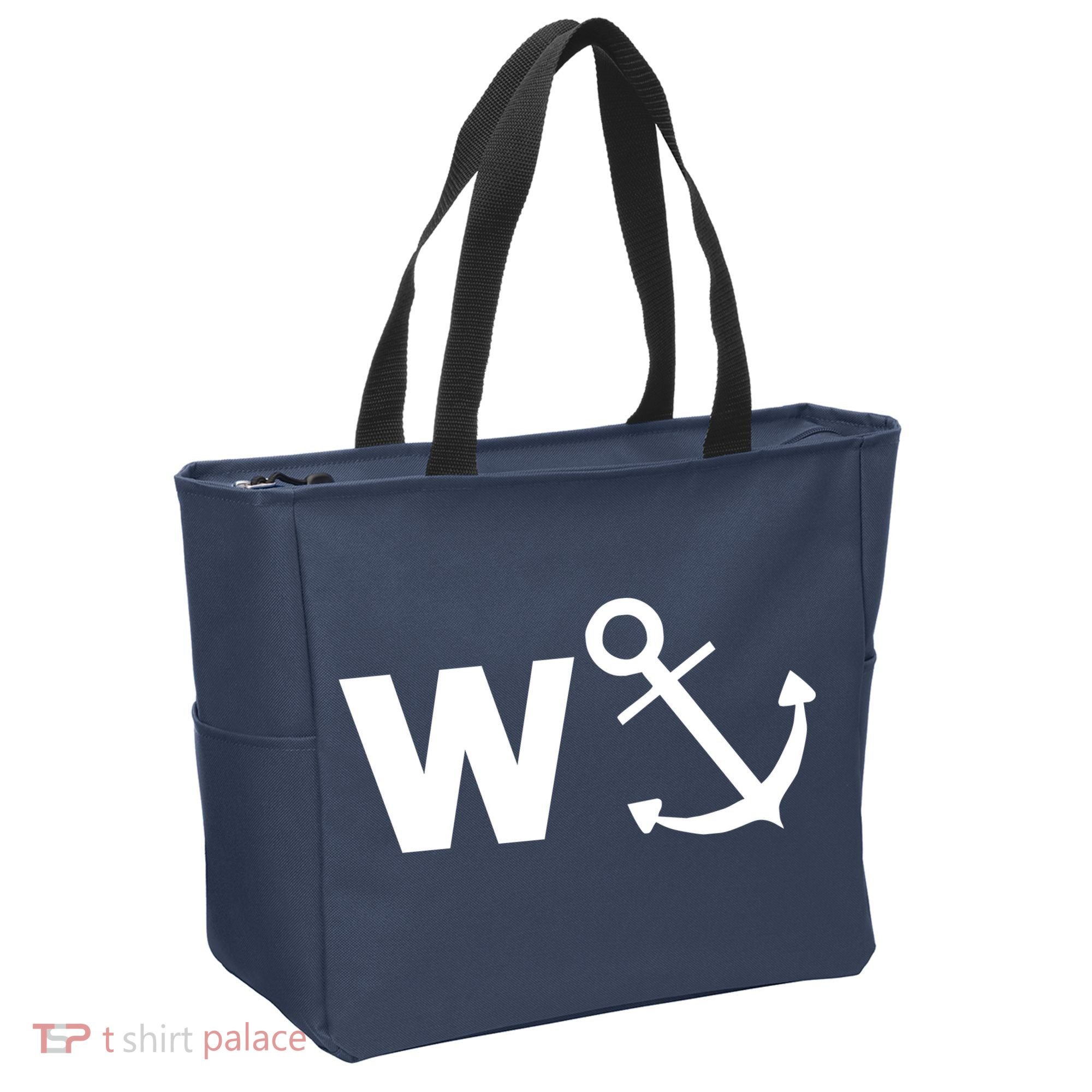 W Anchor Funny Pub Joke Tote Bag