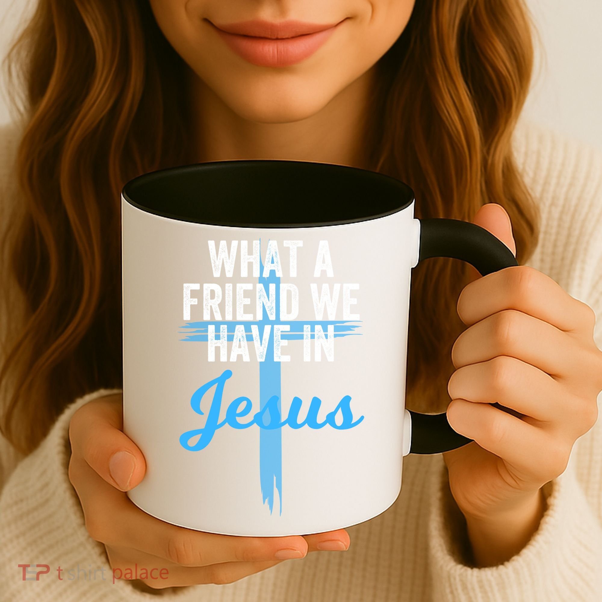 What A Friend We Have In Jesus Christian Faith Devotion Jesus Faith Based Coffee Mug