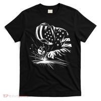 Welder American Flag Usa Patriotic Welding Welder T-Shirt thumb 0