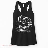 Welder American Flag Usa Patriotic Welding Welder Women's Tank Top thumb 0