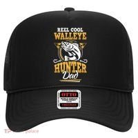 Walleye Angler Fisher And Fishing Dad Gift Hat thumb 0