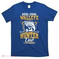 Walleye Angler Fisher And Fishing Dad Gift T-Shirt thumb 0