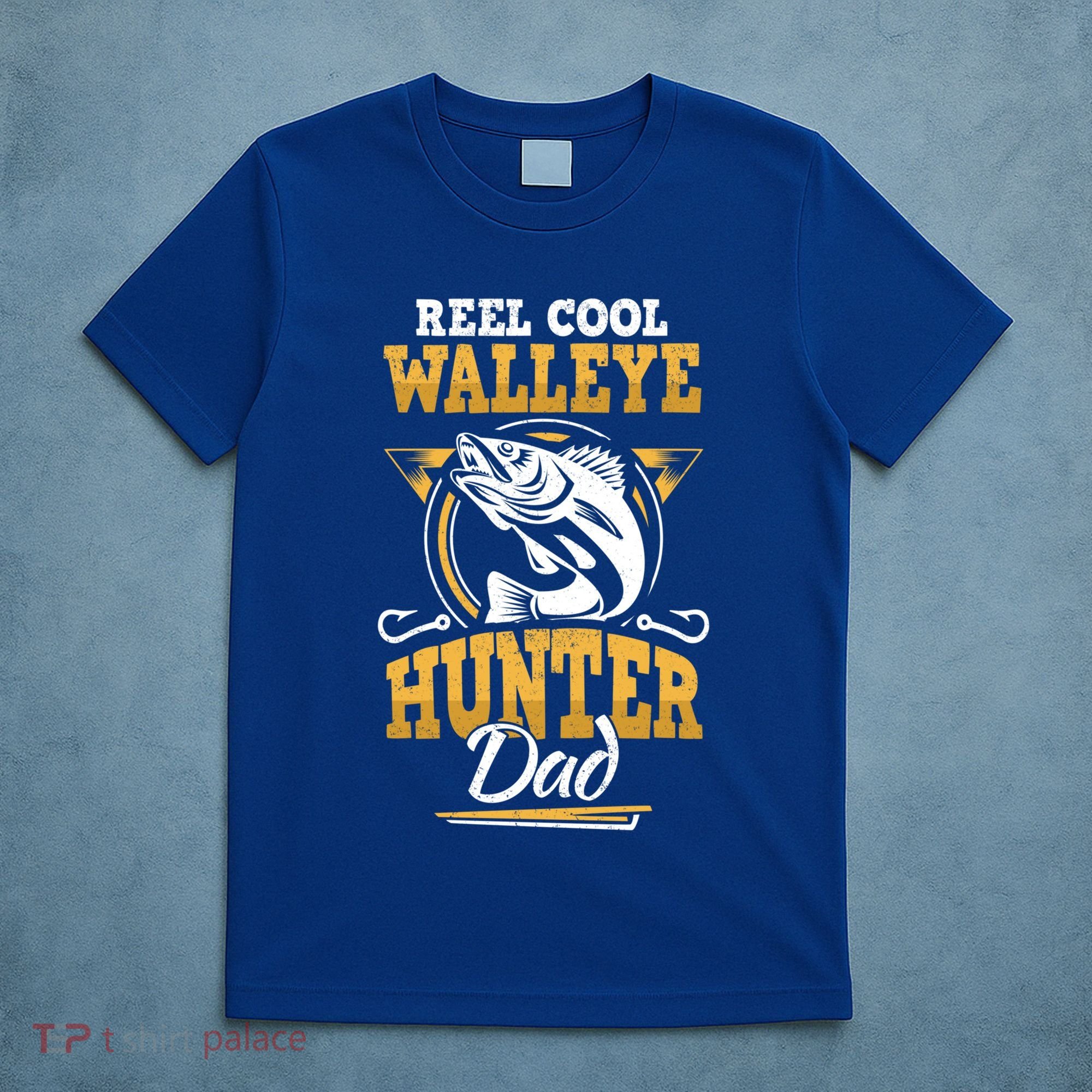 Walleye Angler Fisher And Fishing Dad Gift T-Shirt