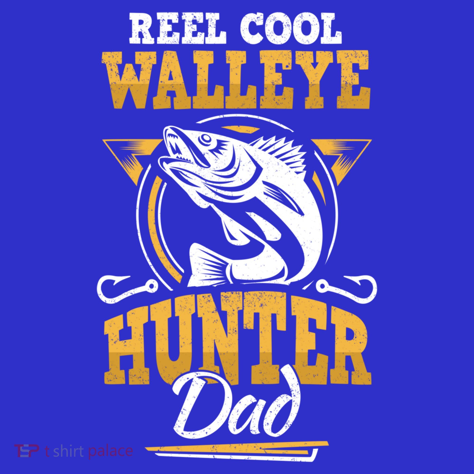 Walleye Angler Fisher And Fishing Dad Gift T-Shirt