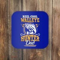 Walleye Angler Fisher And Fishing Dad Gift Coaster thumb 0