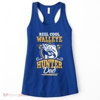 Walleye Angler Fisher And Fishing Dad Gift Women's Tank Top thumb 0