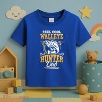 Walleye Angler Fisher And Fishing Dad Gift Toddler T-Shirt thumb 3