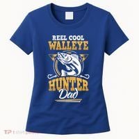 Walleye Angler Fisher And Fishing Dad Gift Women's T-Shirt thumb 0