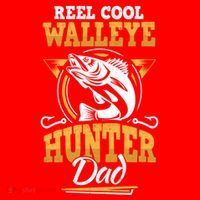 Walleye Angler Fisher And Fishing Dad Gift Santa Hat thumb 1