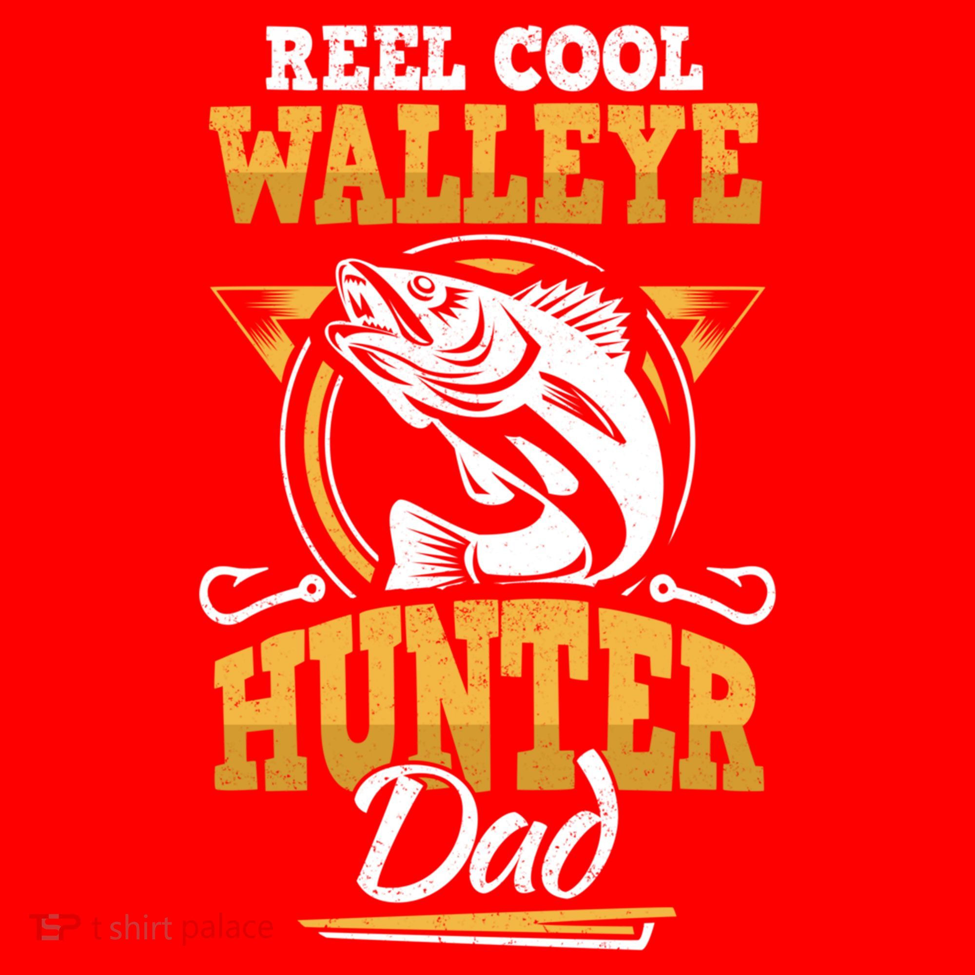 Walleye Angler Fisher And Fishing Dad Gift Santa Hat