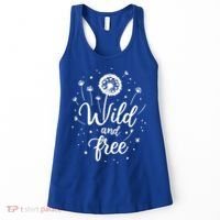 Wild and Free Dandelion Flowers Wildflower Dandelion Lover  Women's Tank Top thumb 0