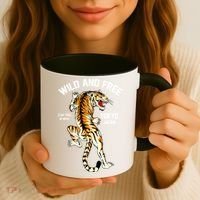 Wild And Free Enjoy Cool Brave Tokyo Japan Wild Tiger Graphic Gift Coffee Mug thumb 3