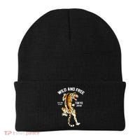 Wild And Free Enjoy Cool Brave Tokyo Japan Wild Tiger Graphic Gift Beanie thumb 0