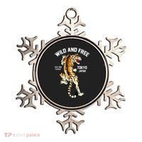 Wild And Free Enjoy Cool Brave Tokyo Japan Wild Tiger Graphic Gift Ornament thumb 0