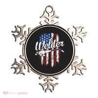 Welder American Flag Welding Gift Usa Patriotic Ornament thumb 0