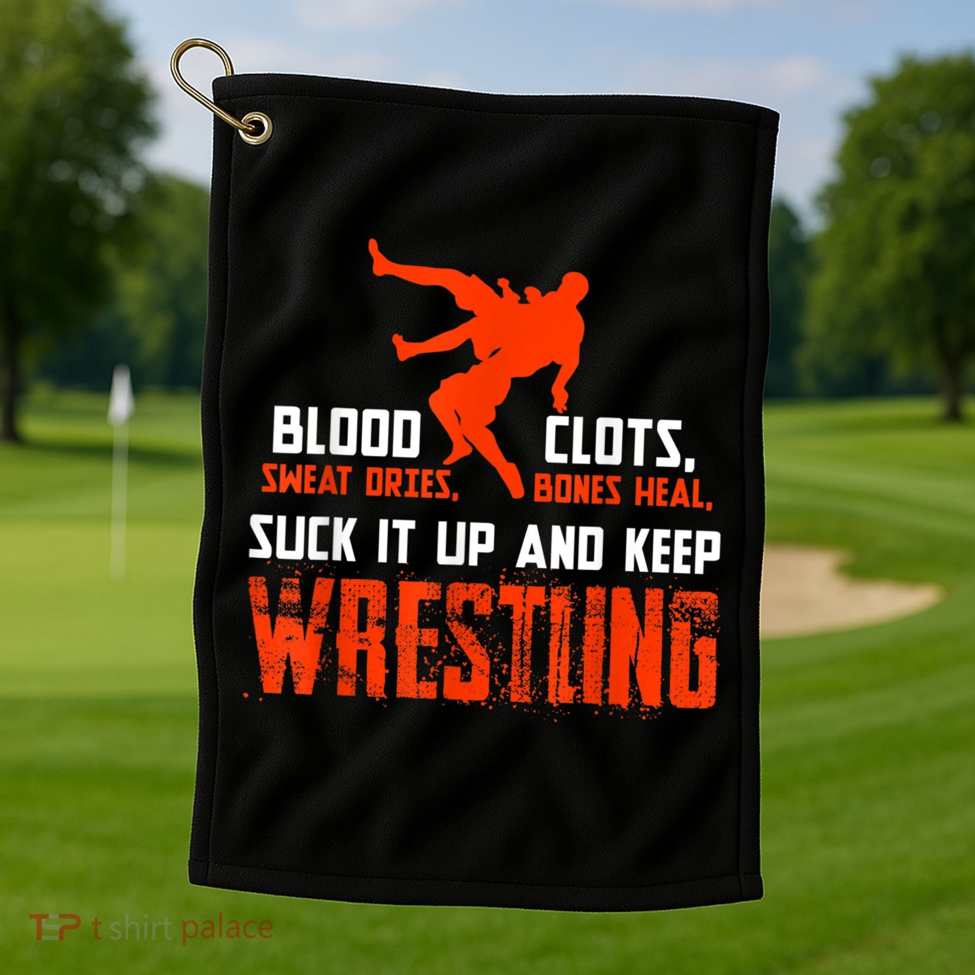 Wrestling Apparel Golf Towel