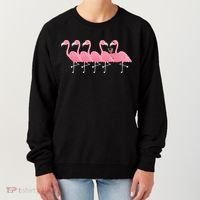 Wine And Flamingo Women's Sweatshirt thumb 0