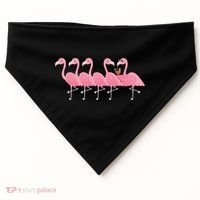 Wine And Flamingo USA-Made Doggie Bandana thumb 0