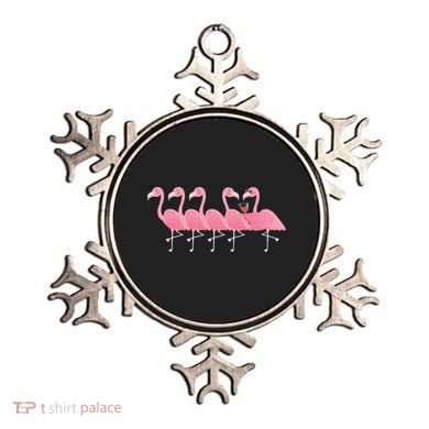 Wine And Flamingo Ornament