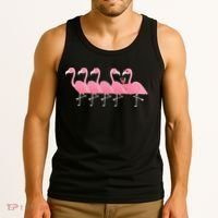 Wine And Flamingo Tank Top thumb 3