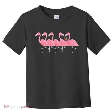 Wine And Flamingo Toddler T-Shirt