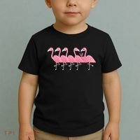 Wine And Flamingo Toddler T-Shirt thumb 2