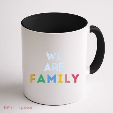 We Are Family Coffee Mug back