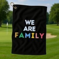 We Are Family Golf Towel thumb 1