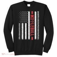 Wiffleball American Flag 4th of July Cool Player Novelty Sweatshirt thumb 0