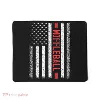 Wiffleball American Flag 4th of July Cool Player Novelty Mousepad thumb 0
