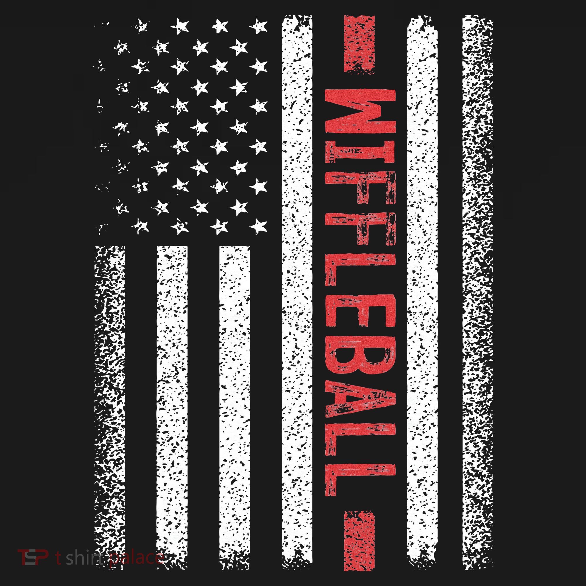 Wiffleball American Flag 4th of July Cool Player Novelty Women's Tank Top
