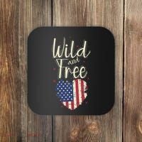 Wild And Free Usa Heart Coaster thumb 0